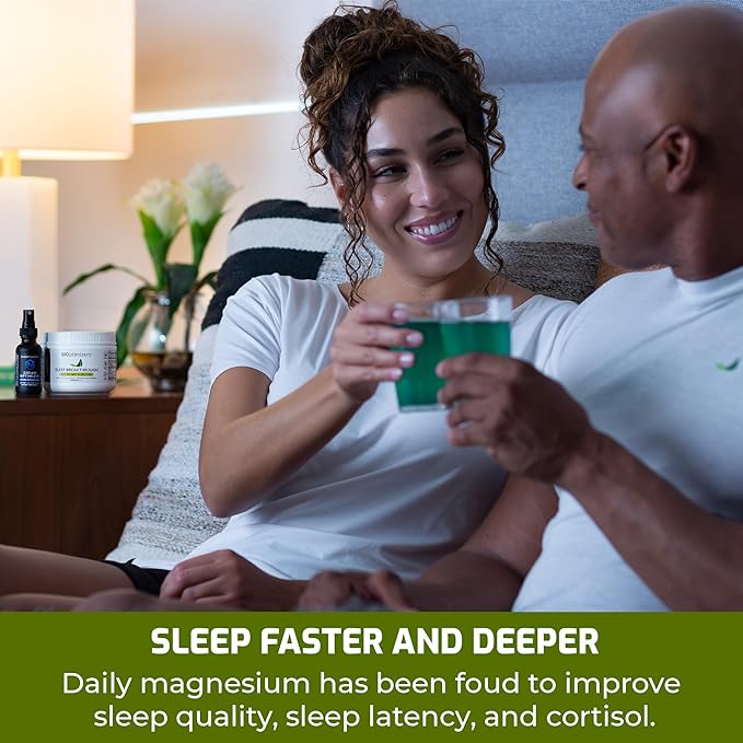 BiOptimizers Sleep Breakthrough - Tropical Dreams & Blueberry Dreams Flavor Bundle - 405g