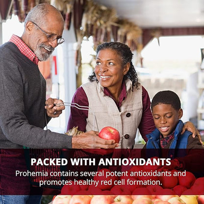 Natural Blood Builder Iron Supplement and Support for Healthy RBC & Oxygen Levels and Red Blood Cells Production for Women and Men - 60 Pills