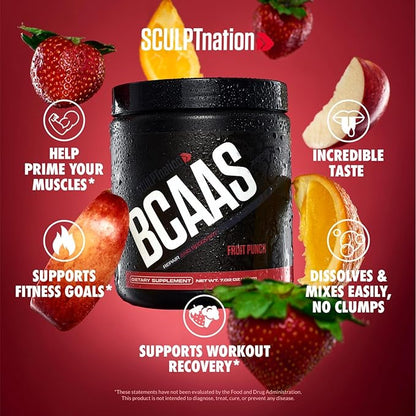 Sculpt Nation by V Shred Burn Evolved 2.0 and BCAA Powder Fruit Punch Bundle