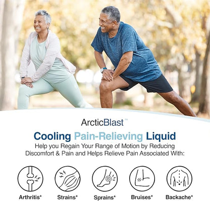 N-Labs Joint & Muscle Relief Bundle – Supports Mobility & Pain Comfort – ExaFlex & Arctic Blast for Joint Strength & Fast-Acting Relief – 60 Capsules, 1 fl oz