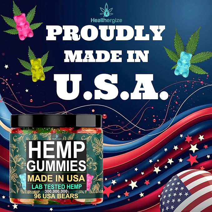 Hemp Gummies Sleep Calm Relaxation-Made in USA