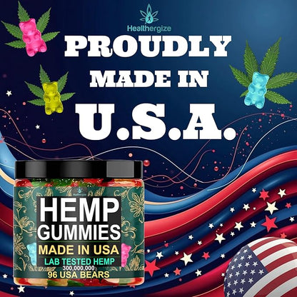 Hemp Gummies Sleep Calm Relaxation-Made in USA