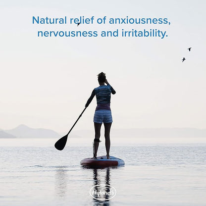 Hyland's Calm Tablets, Stress Relief Supplement, Natural Relief Of Anxiousness, Nervousness, And Irritability, 50 Count (Pack of 1, 50 Count Total)
