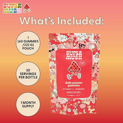 Horny Goat Weed Gummies - Horny Goatweed for Men & Women with Cordyceps, Reishi & Maca Root - Maximize Blood Flow, Increase Mood & Stamina - Enhance Vitality for Women & Men