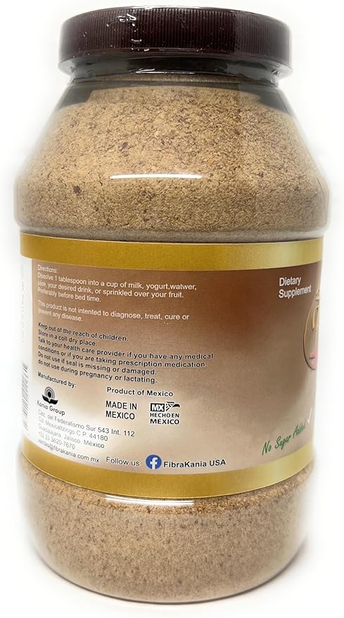 Natural Fiber Powder Cookies & Cream Flavor (23 Ounces, Cookies and Cream)
