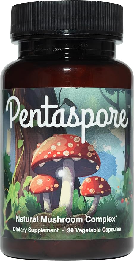 Natural Mushroom Supplement - Non-GMO, Vegan, Gluten-Free