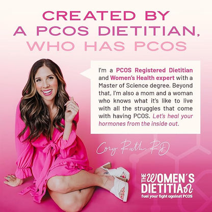 VITA-PCOS Prenatal Vitamins for Women - Prenatal Multivitamins with Folic Acid, Iron, Choline & More - Multivitamin for Women and Preconception - 90 Count Capsules (Pack of 1)