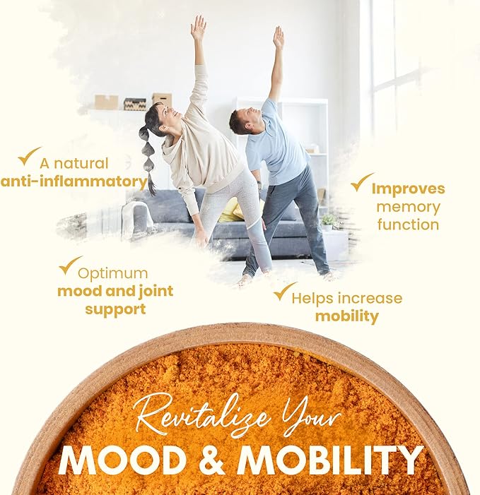 Turmeric Curcumin with Black Pepper – Non-GMO, Organic Turmeric Supplement for Joint Support & Inflammation, Zealthy Life, 60-Day Supply, 120 Capsules