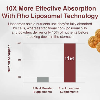 Liposomal Berberine Capsules - Ultra High Absorption Supplement – Supports Immune Function, Gut Health and Metabolic and Cardiovascular Health (60 Capsules)