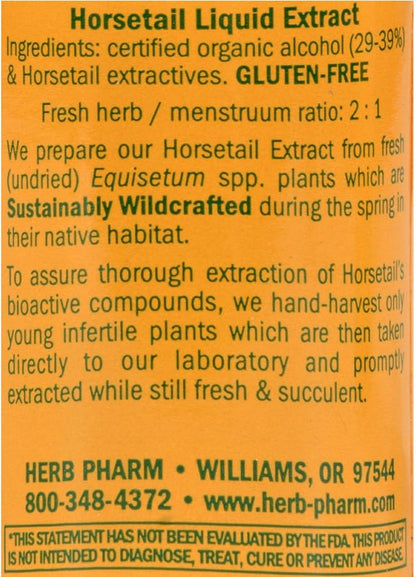 Herb Pharm Horsetail Liquid Extract for Urinary System Support - 1 Ounce