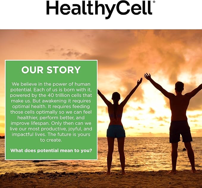 Healthycell AM PM Healthspan System - Full Body Healthy Aging Supplement with Protective Phytonutrients, Probiotics and Enzymes - Advanced Cellular Nutrition - 30 Servings