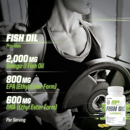 Muscle Pharm Essentials Multi-V+ & MusclePharm Essentials Fish Oil Elite Omega 3 Supplement