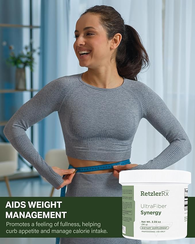 Ultra Fiber Lean Powder Supplement - Natural Soluble Propolmannan for Satiety & Digestive Health - Prebiotic Fiber for Bowel Regularity - Gluten-Free, Non-GMO Formula