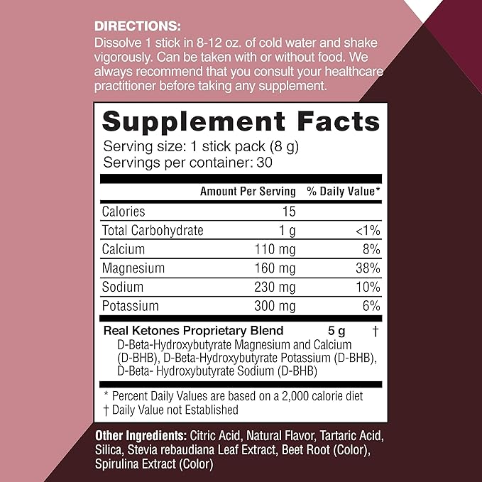 Real Ketones Intermittent Fasting Drink Mix Bundle for Weight Loss Support Black Cherry Shift Electrolytes & Intermittent Fasting Electrolytes for Men with BHB Exogenous Ketones (30 Count Each)