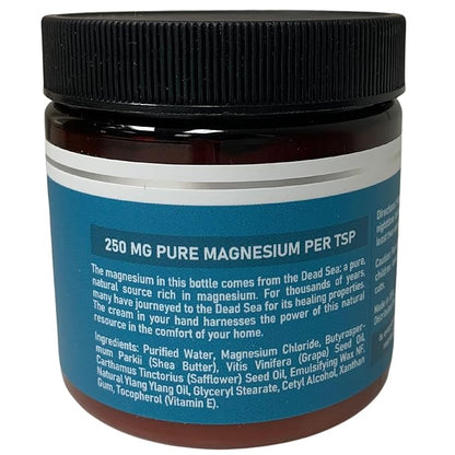 Magnesium Cream – Magnesium Chloride Cream – Topical Magnesium Cream for Nighttime Relief, Rest & Recovery – Safe for Kids (Ylang Ylang)