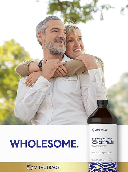 Carlyle Electrolyte Concentrate | 16 fl oz | Full Spectrum | Ionic Electrolyte Liquid | Non-GMO and Gluten Free Formula | by Vital Trace