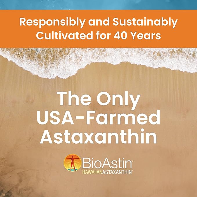 Nutrex Hawaii BioAstin Hawaiian Astaxanthin - 4mg, 270 Softgels - Farm-Direct Premium Antioxidant Supplement to Support Eye, Skin, Joint & Immune System Health -Non-GMO & Gluten-Free