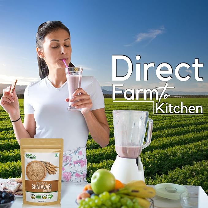 Empower Your Well-Being: Shatavari Powder Pure and Natural Ayurvedic Herbal Supplement, Dedicated to Nurturing Women's Health - 16 oz (Pack of 2)