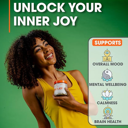 Genius Cognitive & Mood Support Bundle - Lion’s Mane Soft Chews & Joy Mood Enhancer - Supports Focus, Clarity, Mood, & Neural Function