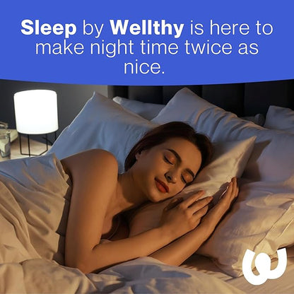 Wellthy Night Time Thermogenic - Vitamin B6, Ashwagandha & Melatonin - Nighttime Thermogenic for Women - Belly Thermogenic - Natural Weight Loss Supplements for Women, 60ct