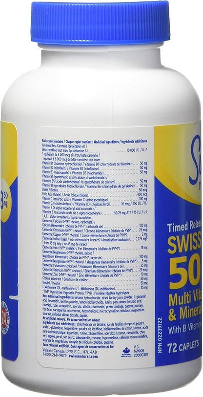 Swiss One 50 Timed Release Multi Vitamin & Mineral with B Complex