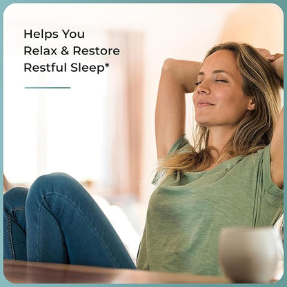 Sandhu's Magnesium Glycinate Lysinate Easy to Swallow 120 Capsules & Sleep 60 Capsules –Non-Habit Forming 5-in-1 Sleep Aid Supplement| Supports Restful Sleep, Muscle & Heart Health | Made in USA