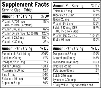 Centrum Silver Adult (80 Count) Multivitamin/Multimineral Supplement Tablet, Vitamin D3, Age 50+