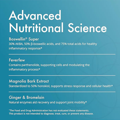 Natura Health Products InflamAway Supplement - Modulate a Healthy Inflammatory Response - Featuring Boswellia Serrata, Bromelain, Ginger, Black Pepper (BioPerine) and Chinese Skullcap (90 Capsules)