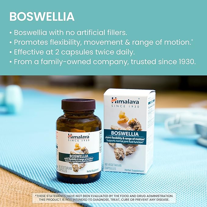 Himalaya Boswellia, Joint Support for Mobility and Flexibility, Promotes Tissue Preservation, 250 mg, 240 Capsules