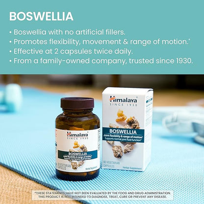 Himalaya Boswellia, Joint Support for Mobility and Flexibility, Promotes Tissue Preservation, 250 mg, 240 Capsules