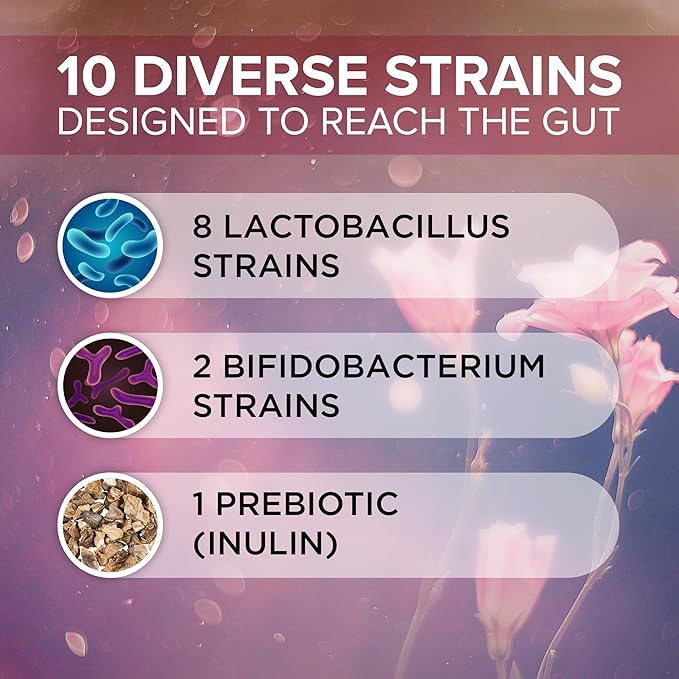 Probiotics for Women 60 Capsules | 50 Billion CFU Scientifically Formulated Multi Strain Probiotic Blend | Organic Supplements with Prebiotics for Womens Health (Women's Complete Probiotics)