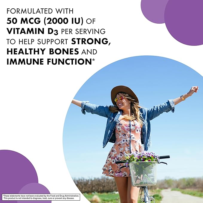 BlueBonnet Nutrition Vitamin D3 2000 IU Chewables and Vitamin C 500 mg Chewables Bundle