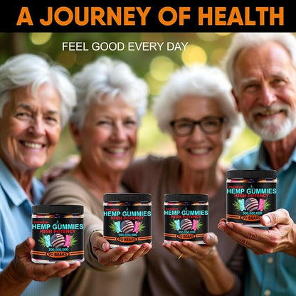 Hemp Gummy Edibles Calm Sleep-Support Peace and Relaxation-High Strength, Tasty Fruity Flavors-Made in USA