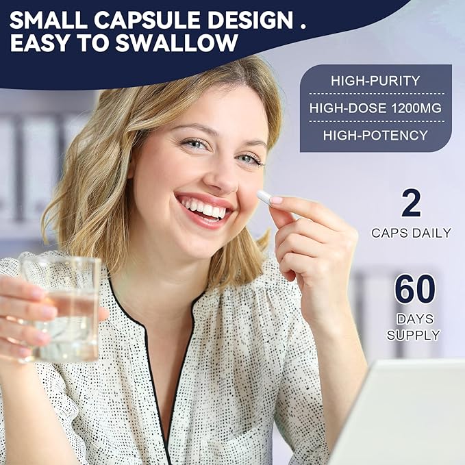 TUDCA Bile Salts 1200mg (Tauroursodeoxycholic Acid), 120 Capsules, Ultra Strength Pure TUDCA Liver Supplements, Liver and Gallbladder Cleanse & Repair, Vegan