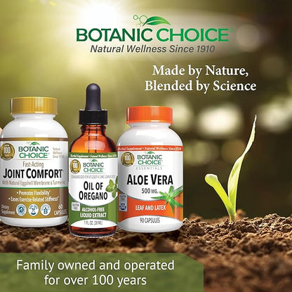 Botanic Choice Oil of Oregano Liquid Extract - Alcohol Free Herbal Supplement, Traditional Support for Immune and More - 1 Fl. Oz.