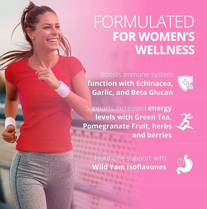 Stellar Labs Low FODMAP Vegan Women's Ultra Multi-Vitamin | Easy to Digest Daily Multivitamin Without Iron | Low Energy Supplement, Female Support | Easy to Swallow Veggie Capsules | 60 Count