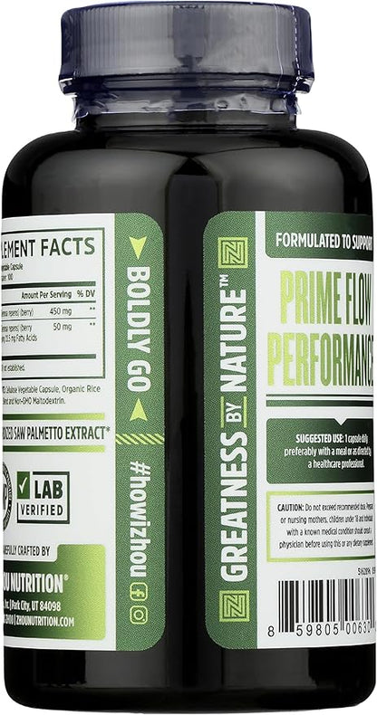 ZHOU NUTRITION Saw Palmetto Prostate Health Complex, 100 CT
