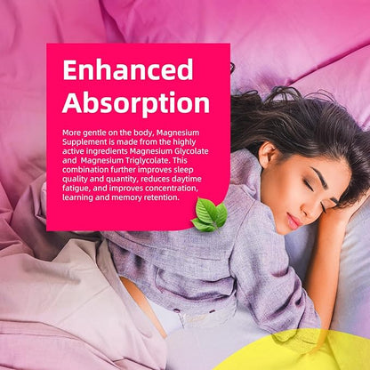 Magnesium Glycinate Gummies 1000mg - for Adults Magnesium Potassium Supplement with Vitamin D, B6, CoQ10 for Calm Mood & Sleep Support - 120 RaspberryGummies -2 Pack
