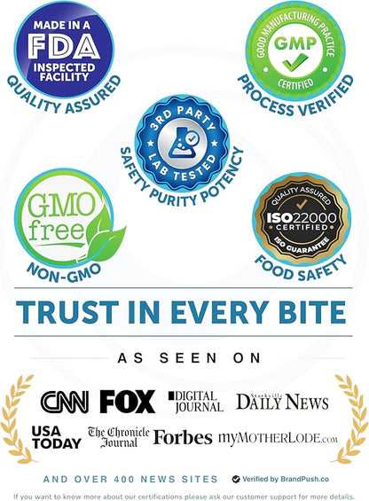 Lunakai USA Made Vitamin D3 K2 Gummies with Calcium for Women, Men & Kids - 3-in-1 Supplement for Bone Health and Immune Support, Vegan 60ct