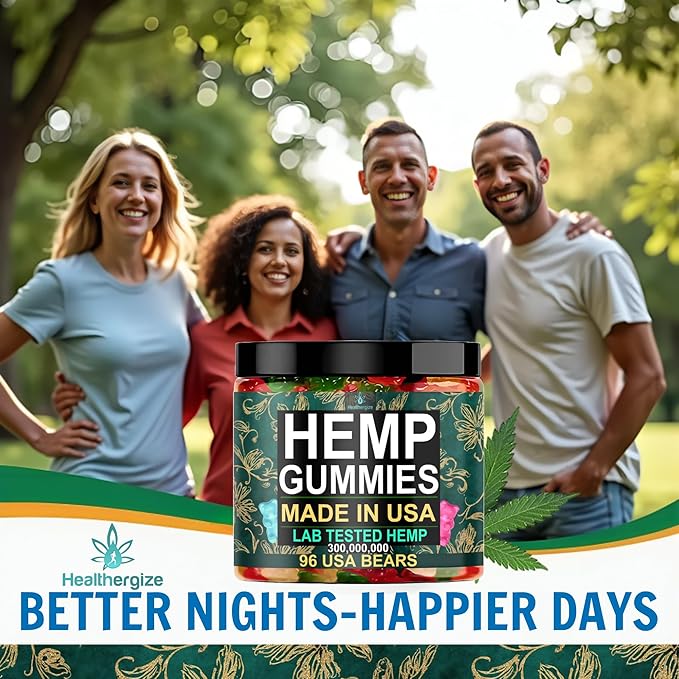 Hemp Gummies Sleep Calm Relaxation-Made in USA