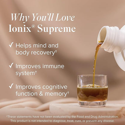 Isagenix Ionix Supreme - Drink with Niacin, Vitamin B12, Vitamin B6 and Riboflavin to Help Fight Stress - 32-Ounce Bottle (Natural Fruit Flavor)