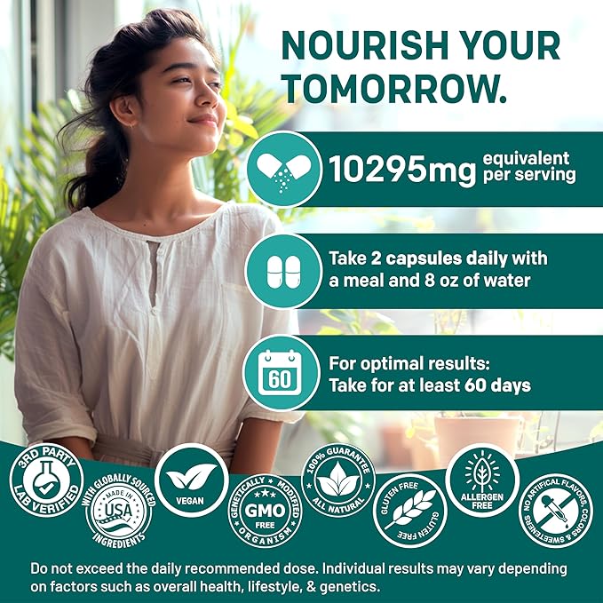 5-in-1 Cortisol Supplement with Ashwagandha for Mood, Stress, Relaxation, Adrenal and Cortisol Support - Herbal Supplements with Shilajit Extract, Magnesium Glycinate, Probiotics (120 ct, Pack of 1)