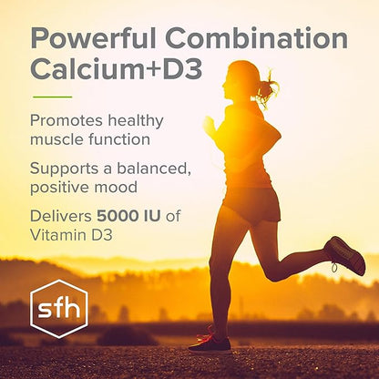 SFH K2+D3 & Calcium: The Ultimate 3-in-1 Formula for Bone, Immune, and Cardiovascular Health – 60 Capsules