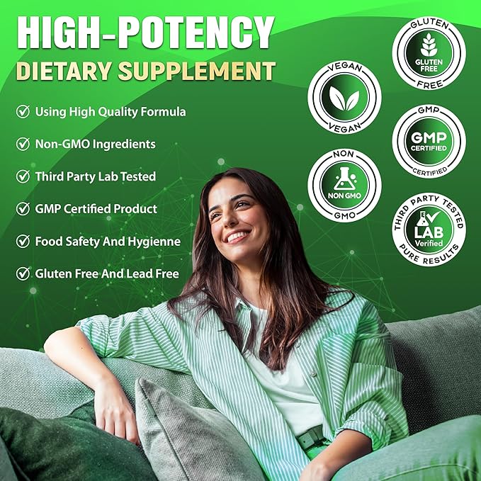 Organic Cadane Citrus Bergamot Supplement with Berberine, Garlic, Green Tea, Grape Seed & Black Pepper | Wellness & Vitality Support | Vegan, Non-GMO – 90 Capsules – 45-Day Supply