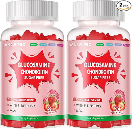 Glucosamine Chondroitin Gummies strawberry-2pack