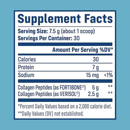 NativePath Bone Health Collagen & Turmeric Duo - Enhanced Bone Support with Fortibone, Verisol, and Black Seed Oil, 30 Servings