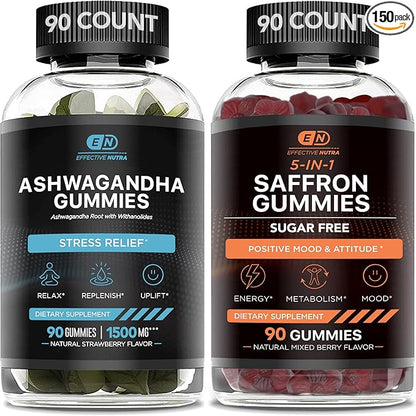 Ashwagandha Gummies & Saffron Gummies