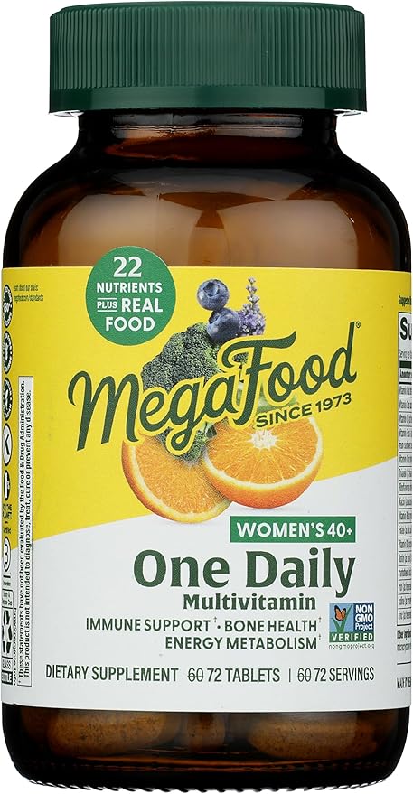 MEGAFOOD Women's 40+ One Daily Multivitamin Tablets, 72 CT