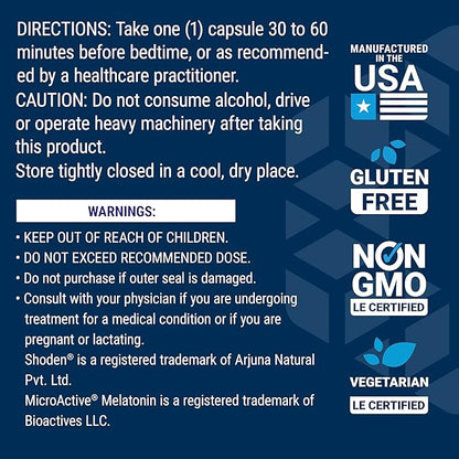 Life Extension Rest & Renew, for a Refreshing & Restorative Night’s Sleep, Gluten-Free, Non-GMO, Vegetarian, 30 Capsules