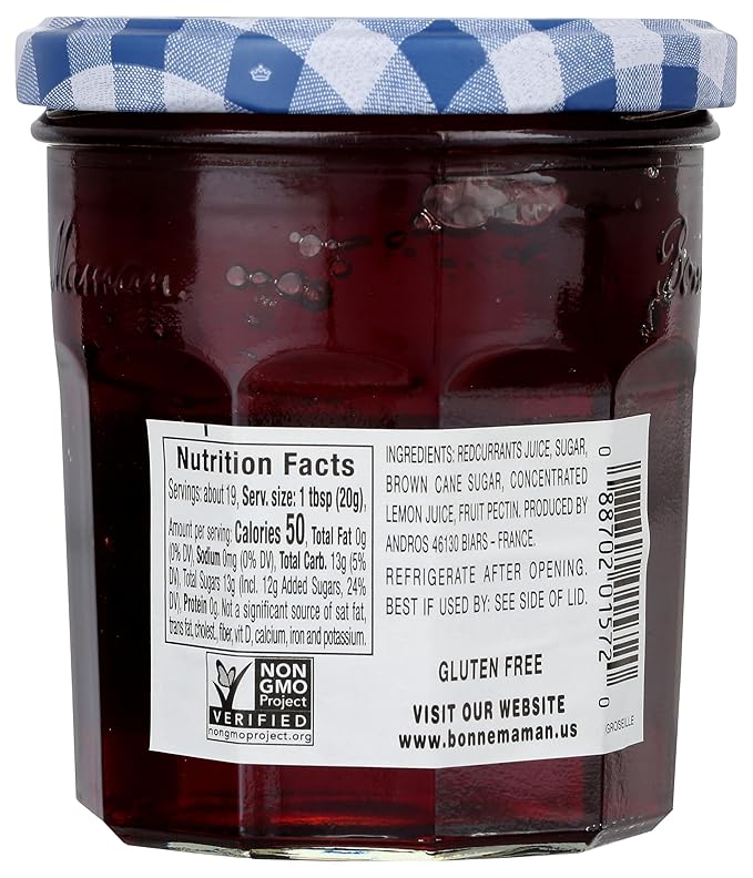 Bonne Maman Jelly, Red Currant, 13-Ounce
